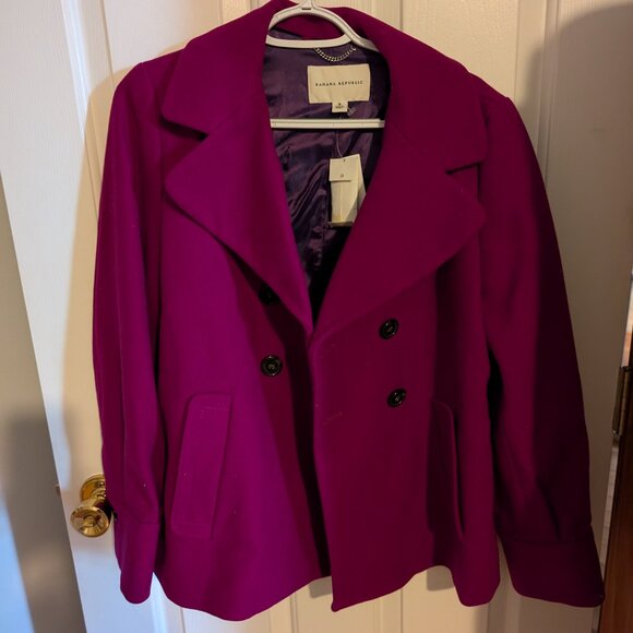 Women's wool peacoat - Picture 1 of 4
